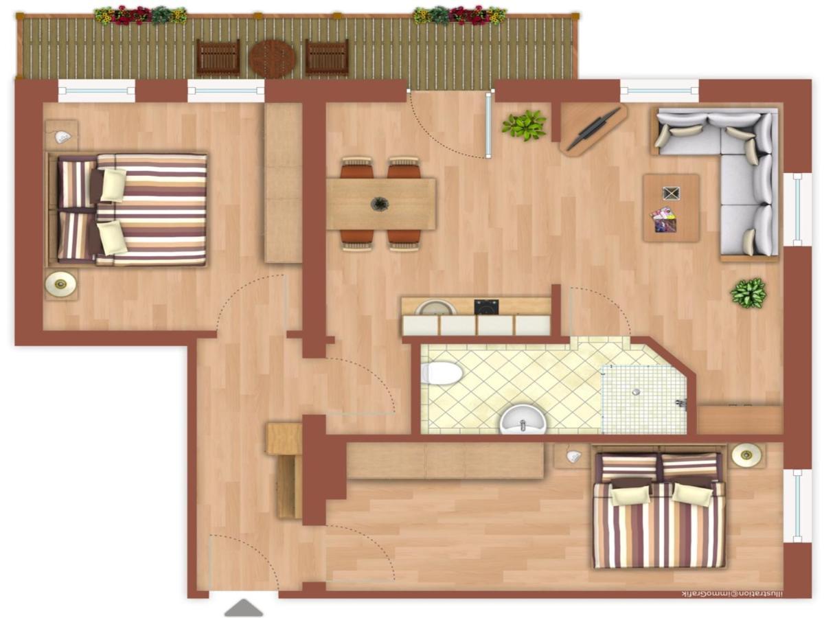 Alpenlodge, Ferienwohnung 7 티어제 외부 사진